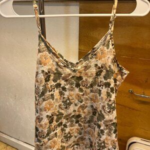SHEIN Tan Brown Fitted Sleeveless Camisole